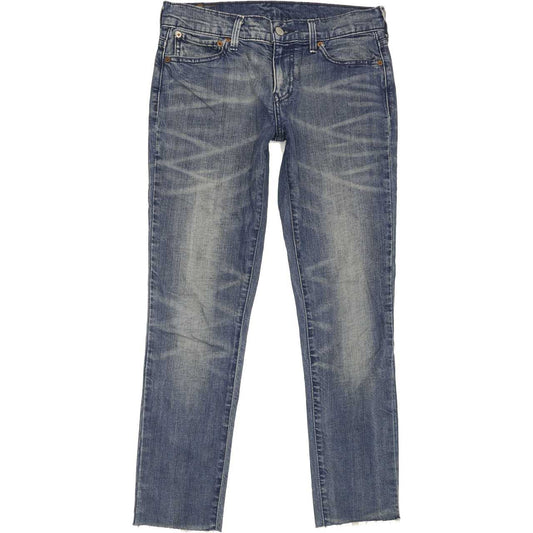 Levi's 601 Women Blue Straight Slim Stretch Jeans W26 L27