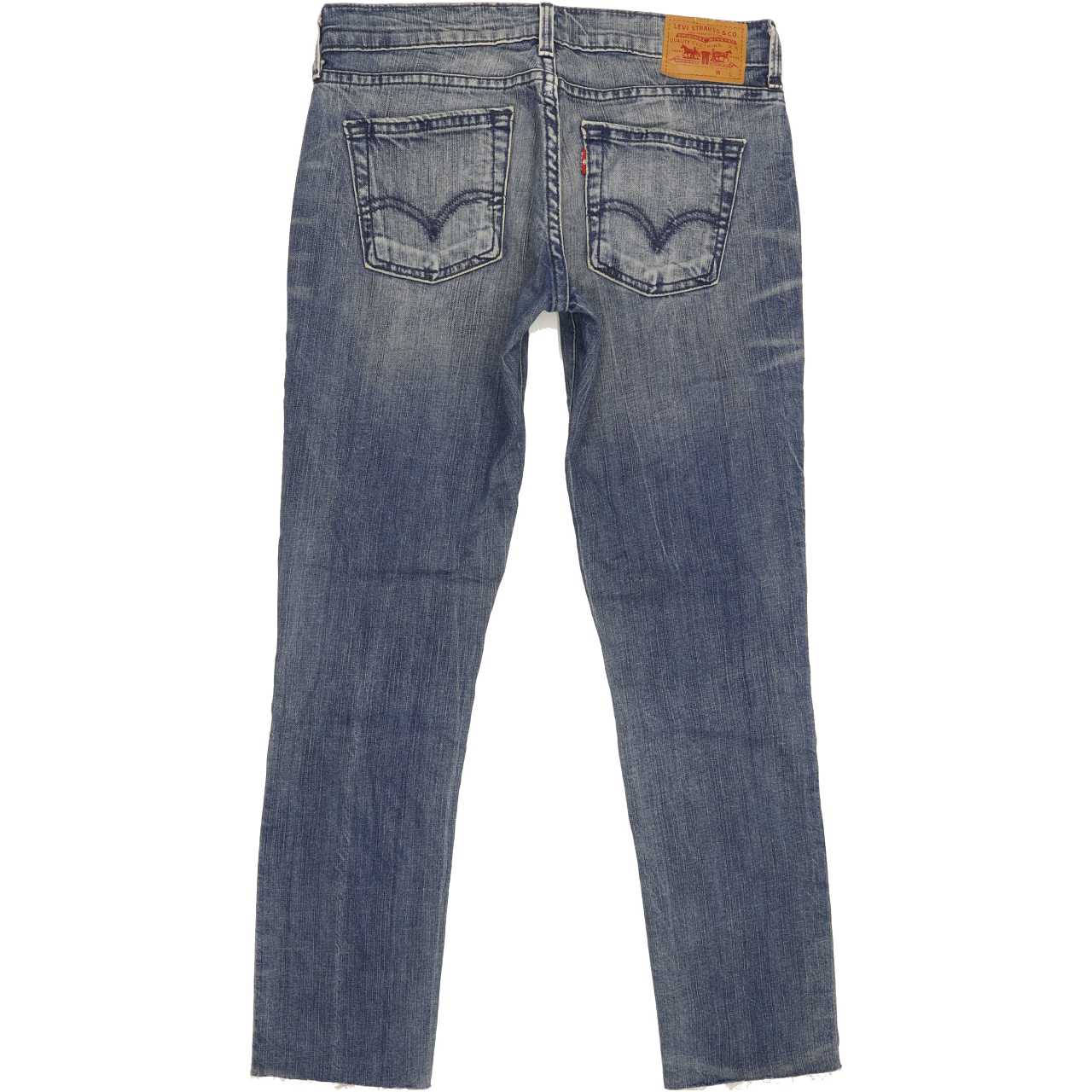 Levi's 601 Women Blue Straight Slim Stretch Jeans W26 L27