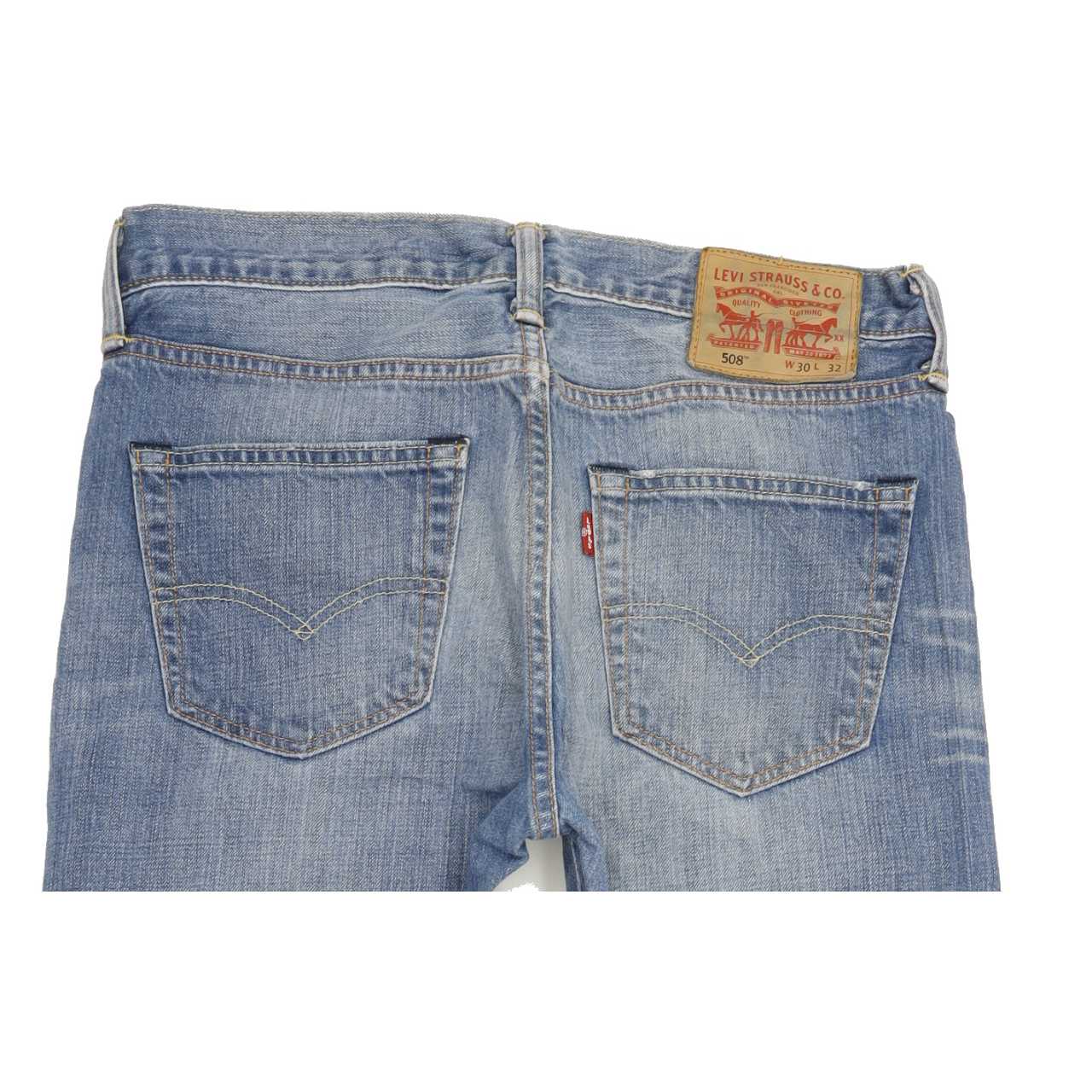 Levi's 508 Men Blue Tapered Slim Jeans W30 L31
