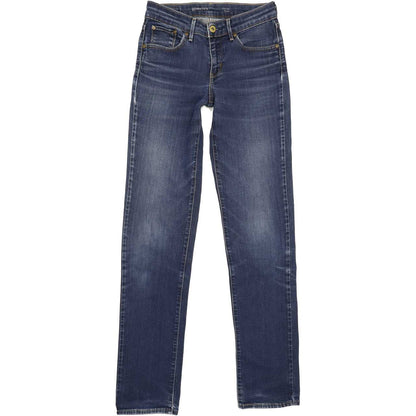 Levi's Demi Curve Women Blue Straight Regular Stretch Jeans W27 L33