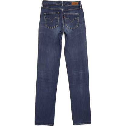 Levi's Demi Curve Women Blue Straight Regular Stretch Jeans W27 L33