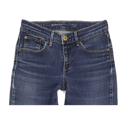 Levi's Demi Curve Women Blue Straight Regular Stretch Jeans W27 L33