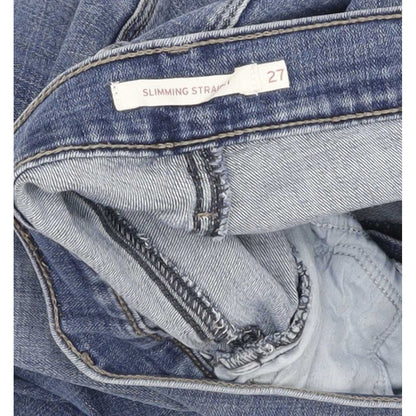 Levi's Slimming Women Blue Straight Regular Jeans W27 L29