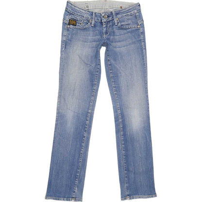 G-Star Midge Women Blue Straight Slim Stretch Jeans W28 L31