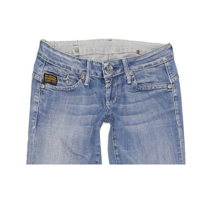 G-Star Midge Women Blue Straight Slim Stretch Jeans W28 L31