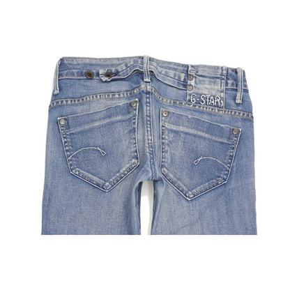 G-Star Midge Women Blue Straight Slim Stretch Jeans W28 L31