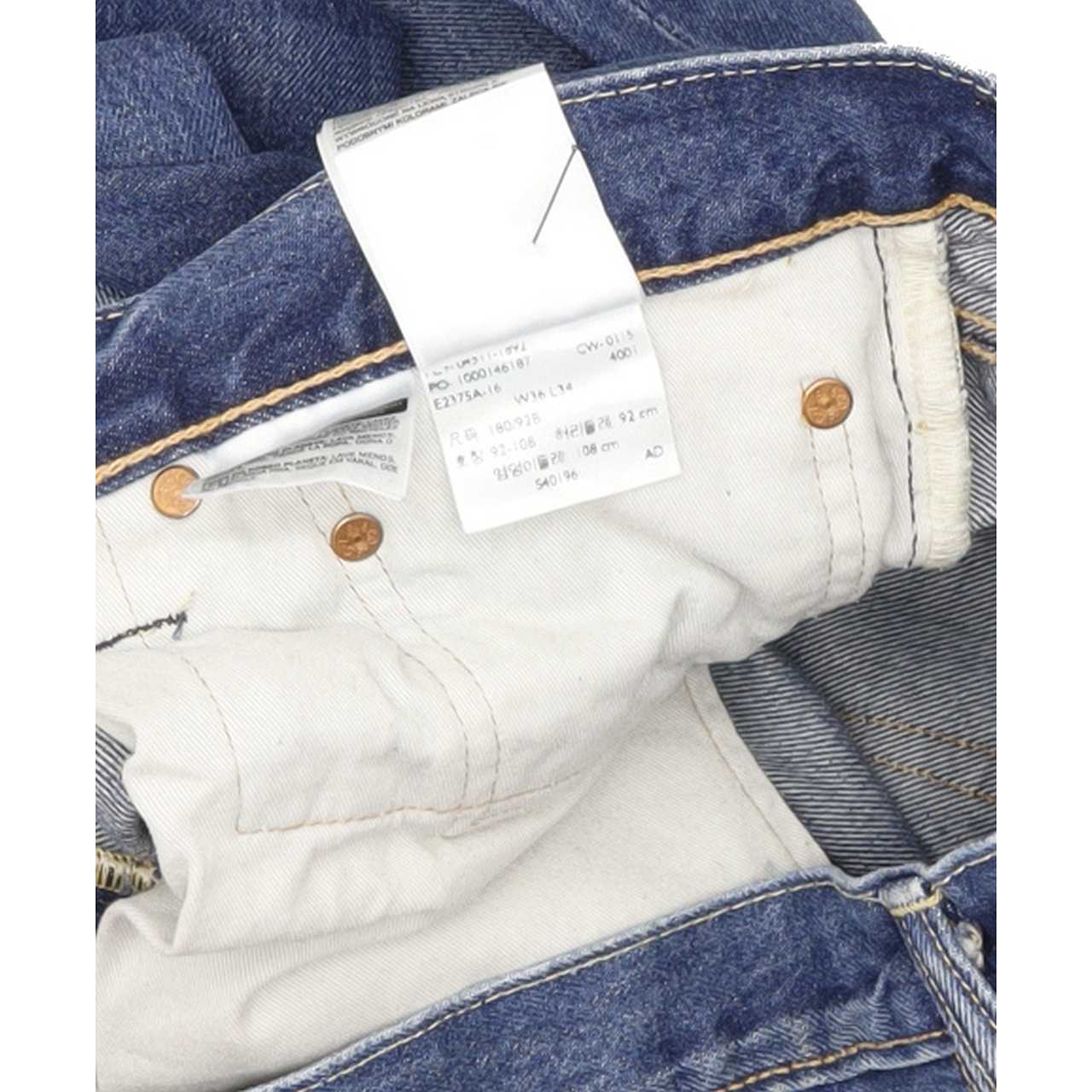 Levi's 511 Men Blue Straight Slim Jeans W36 L34