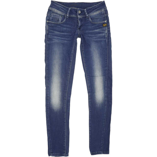 G-Star Midge Cody Women Blue Skinny Slim Jeans W26 L32