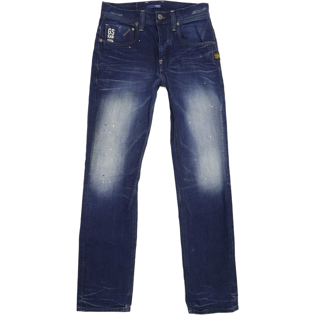 G-Star Attacc Men Blue Straight Regular Jeans W28 L32