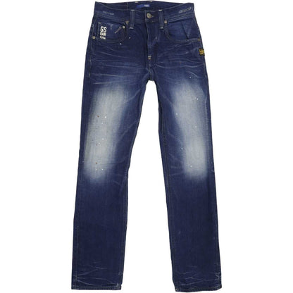 G-Star Attacc Men Blue Straight Regular Jeans W28 L32