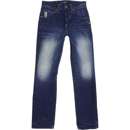 G-Star Attacc Men Blue Straight Regular Jeans W28 L32