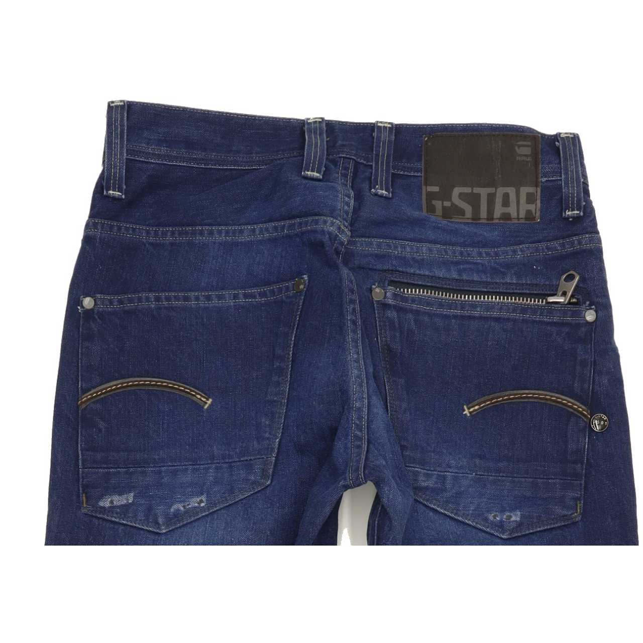 G-Star Attacc Men Blue Straight Regular Jeans W28 L32