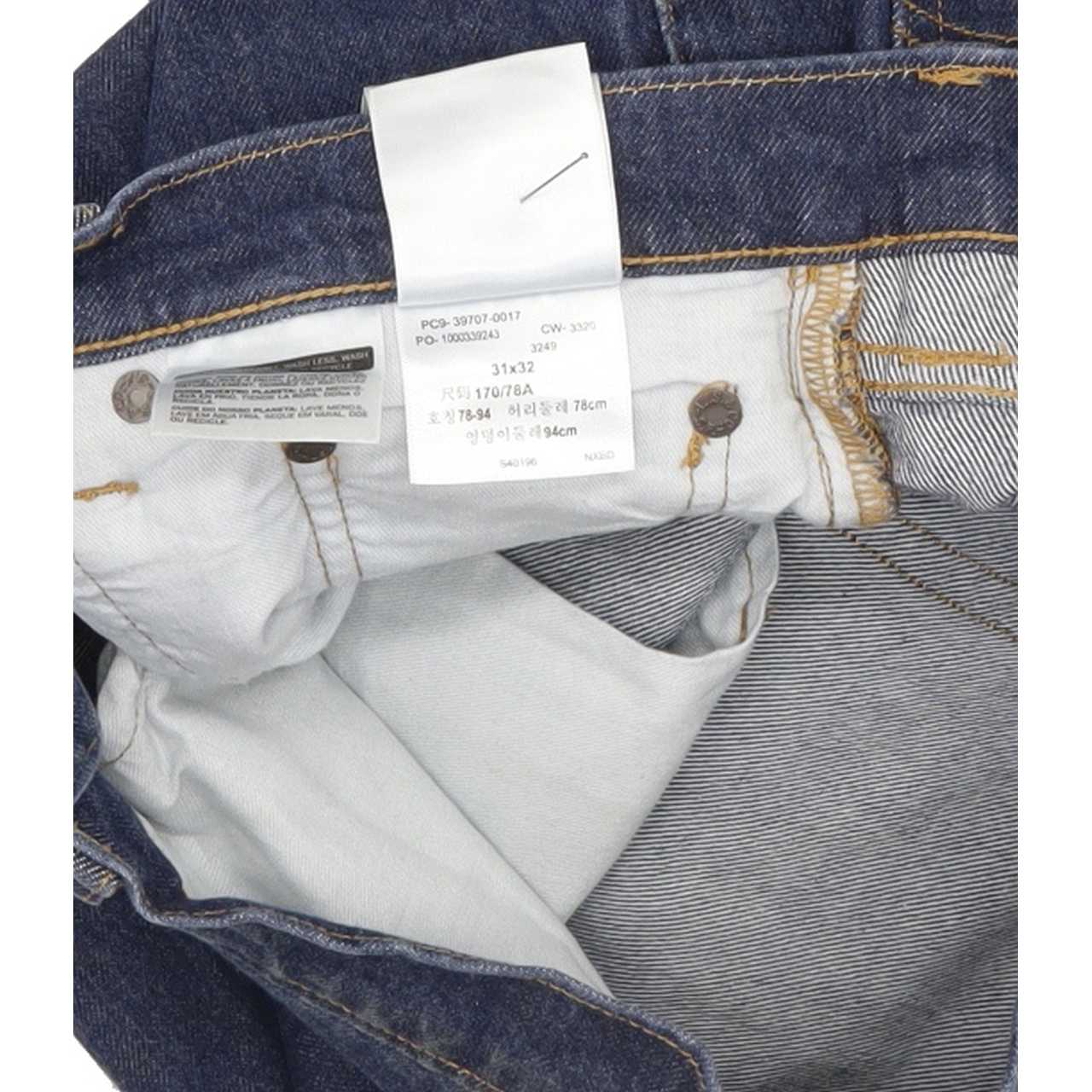 Levi's Men Blue Straight Regular Stretch Jeans W31 L29
