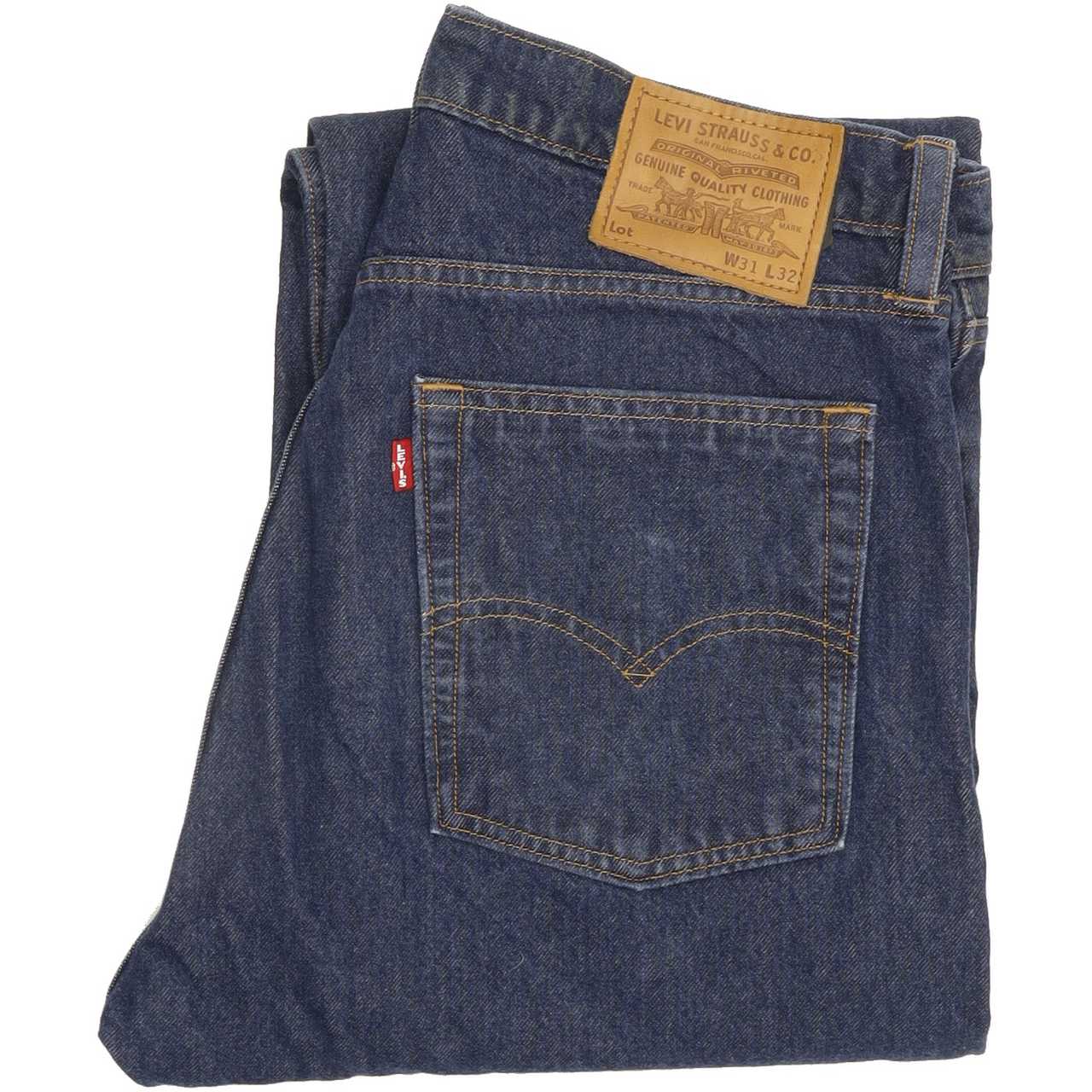 Levi's Men Blue Straight Regular Stretch Jeans W31 L29