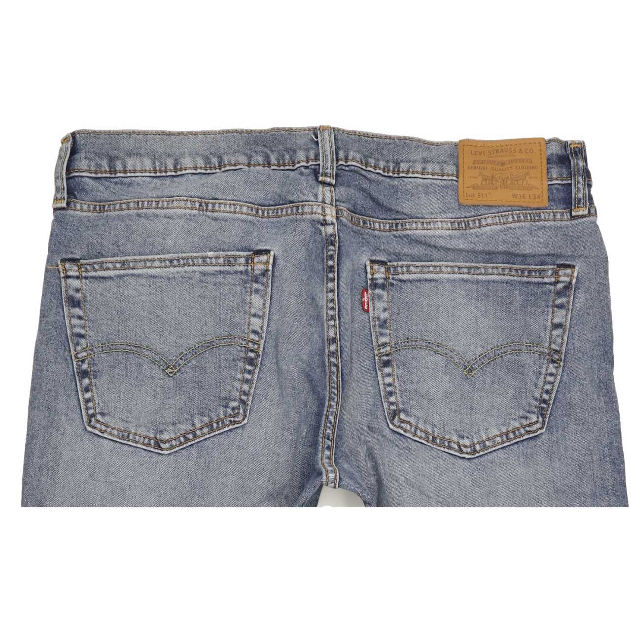 Levi's 511 Men Blue Straight Slim Jeans W36 L33