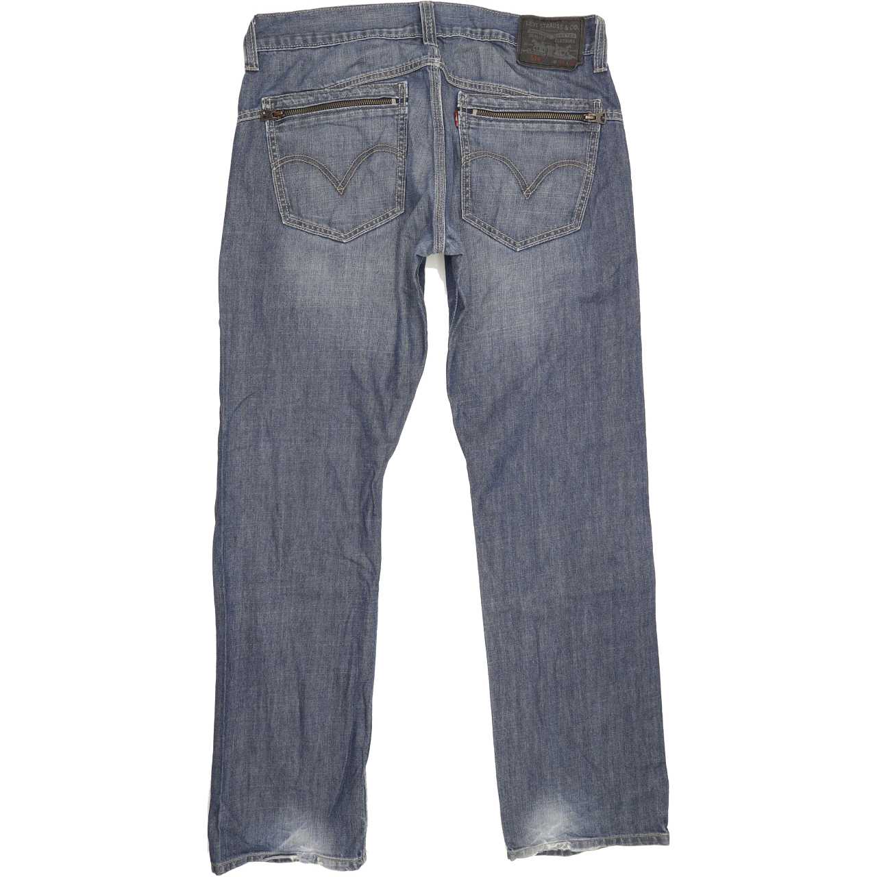 Levi's 514 Men Blue Straight Slim Jeans W34 L32