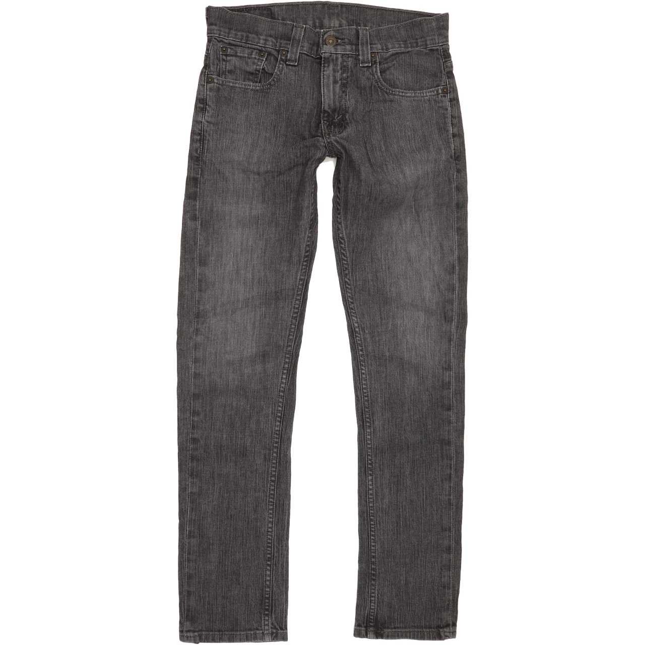 Levi's 511 Men Charcoal Straight Slim Stretch Jeans W30 L30