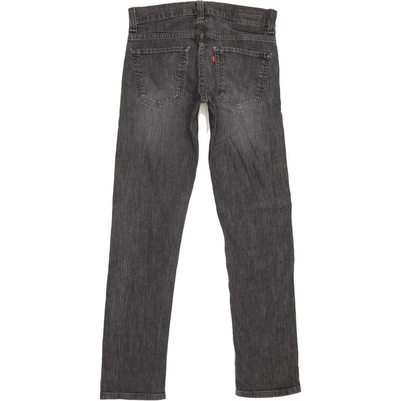 Levi's 511 Men Charcoal Straight Slim Stretch Jeans W30 L30