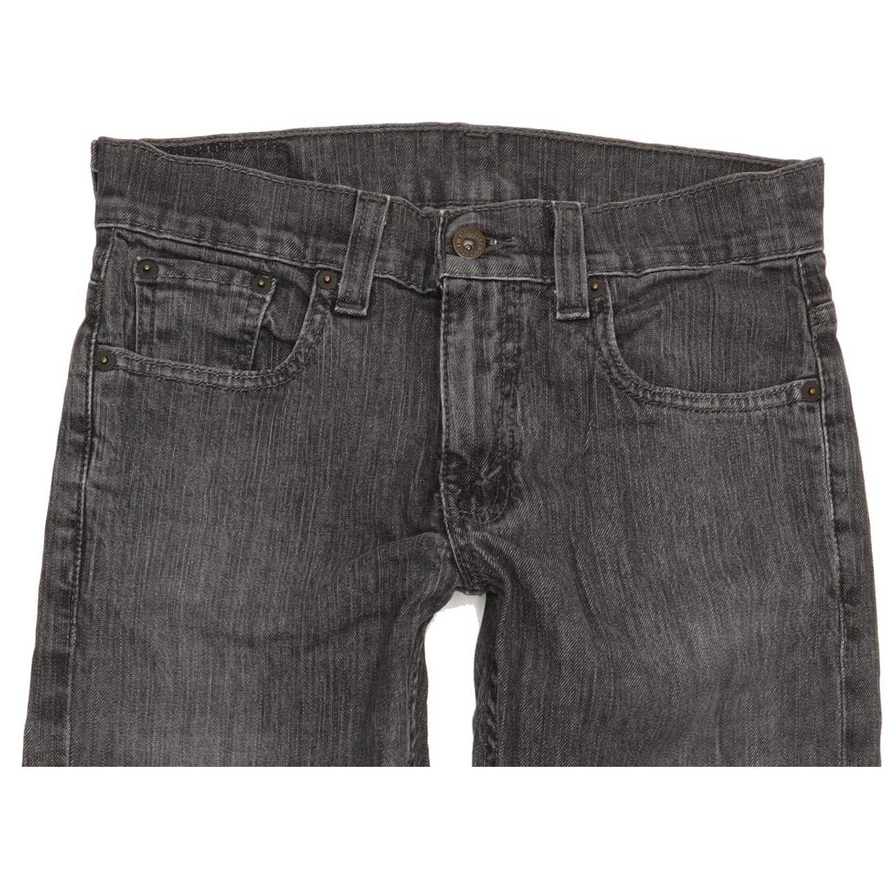 Levi's 511 Men Charcoal Straight Slim Stretch Jeans W30 L30