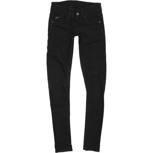 G-Star Lynn Women Black Skinny Slim Stretch Jeans W24 L32
