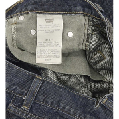 Levi's 514 Men Blue Straight Slim Jeans W27 L27