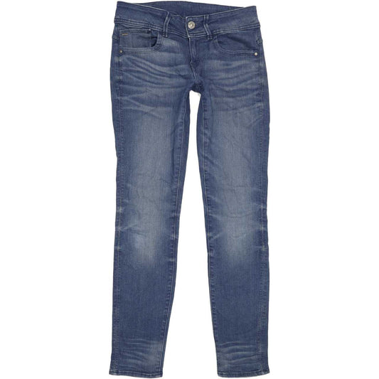 G-Star Lynn Women Blue Skinny Slim Stretch Jeans W29 L32