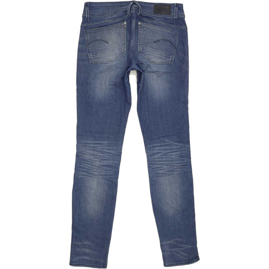 G-Star Lynn Women Blue Skinny Slim Stretch Jeans W29 L32