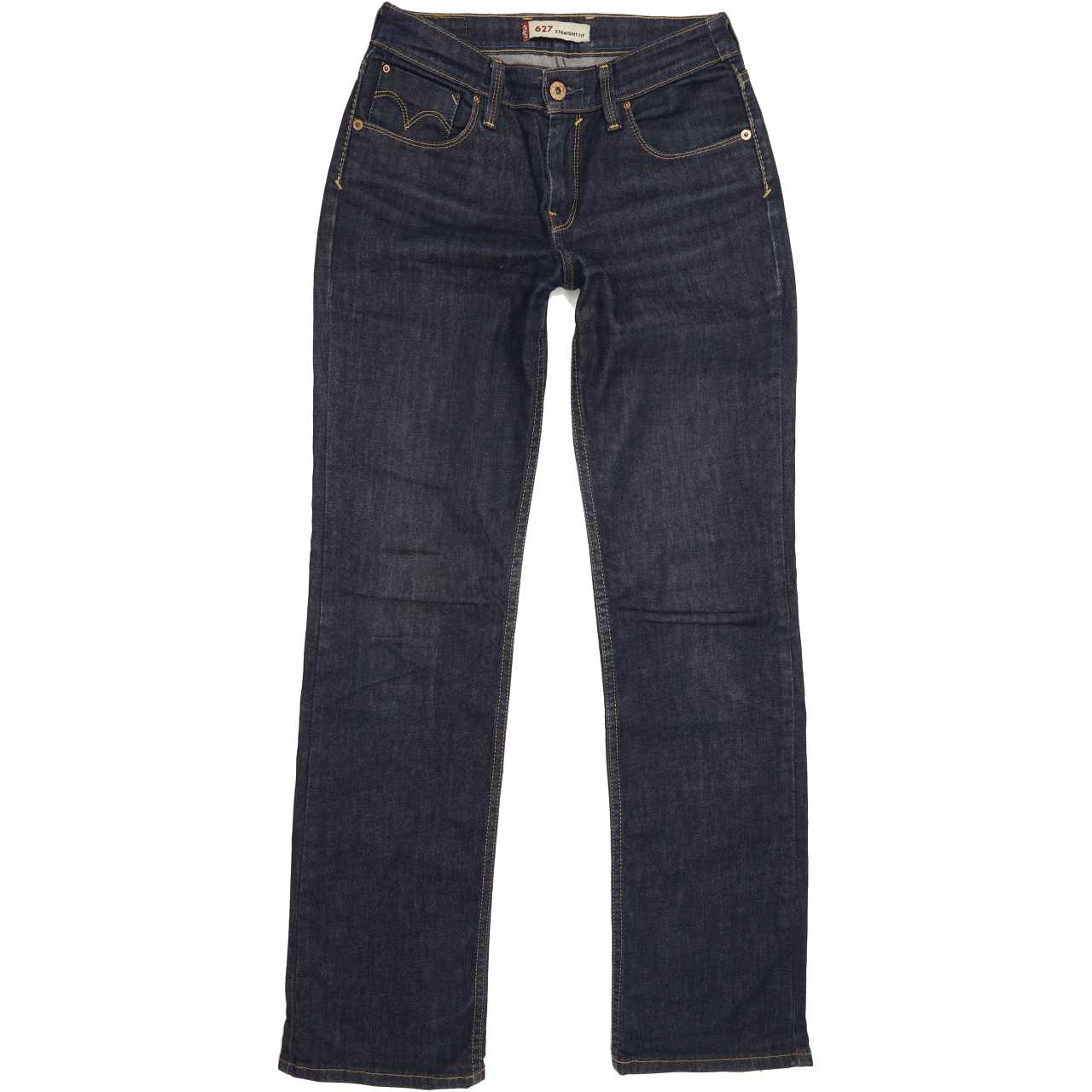 Levi's 627 Men Blue Straight Regular Stretch Jeans W27 L31