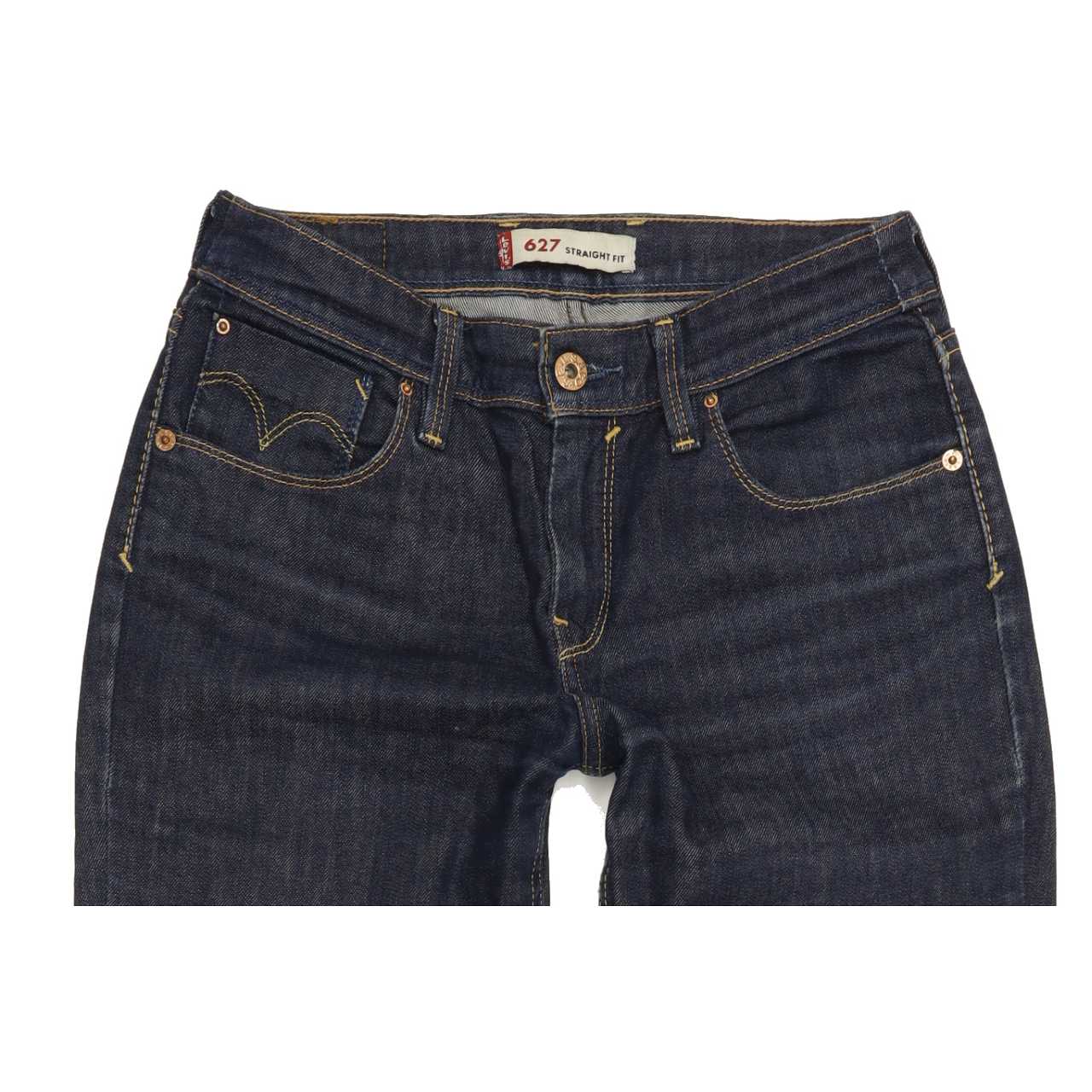 Levi's 627 Men Blue Straight Regular Stretch Jeans W27 L31