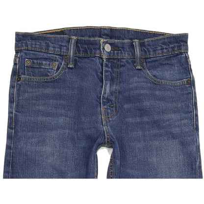 Levi's 504 Men Blue Straight Regular Stretch Jeans W30 L30