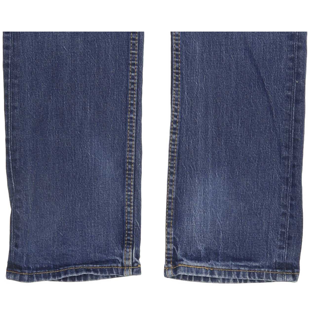 Levi's 504 Men Blue Straight Regular Stretch Jeans W30 L30