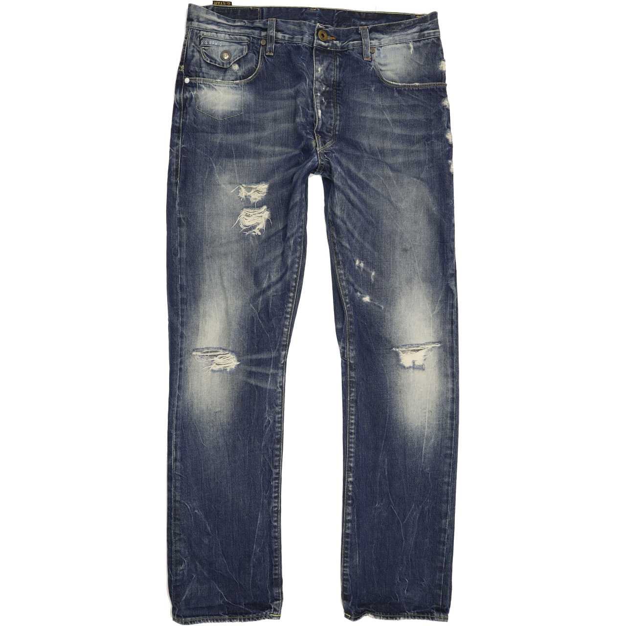 G-Star Morris Men Blue Tapered Regular Jeans W33 L32