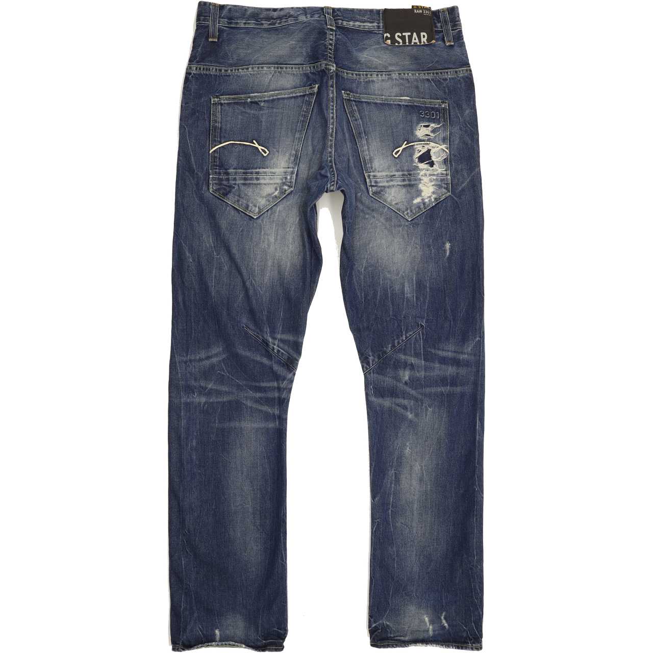 G-Star Morris Men Blue Tapered Regular Jeans W33 L32