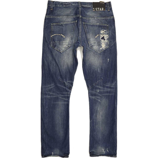 G-Star Morris Men Blue Tapered Regular Jeans W33 L32