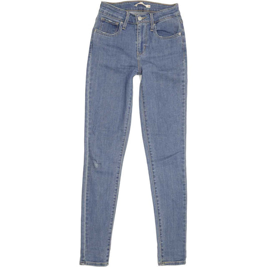 Levi's 721 High Rise Women Blue Skinny Stretch Jeans W24 L30