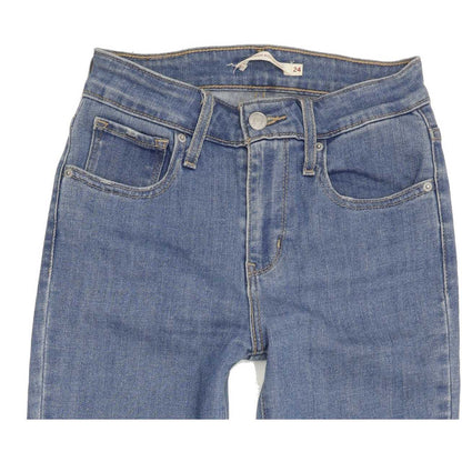 Levi's 721 High Rise Women Blue Skinny Stretch Jeans W24 L30