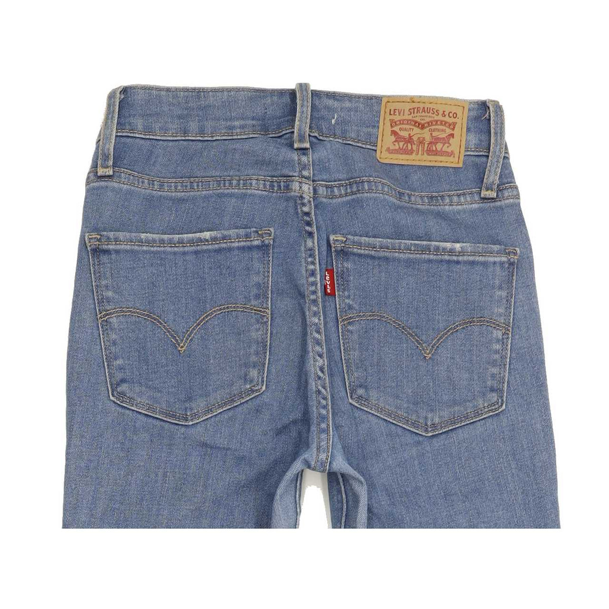 Levi's 721 High Rise Women Blue Skinny Stretch Jeans W24 L30