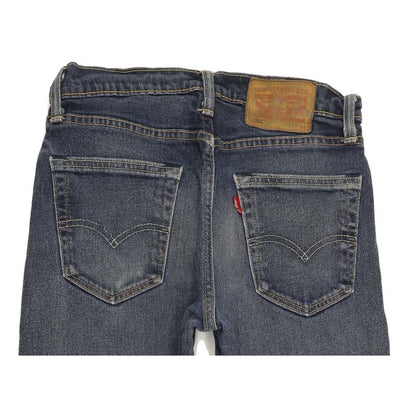 Levi's 522 Men Blue Tapered Slim Stretch Jeans W28 L30