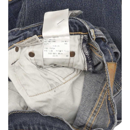 Levi's 522 Men Blue Tapered Slim Stretch Jeans W28 L30