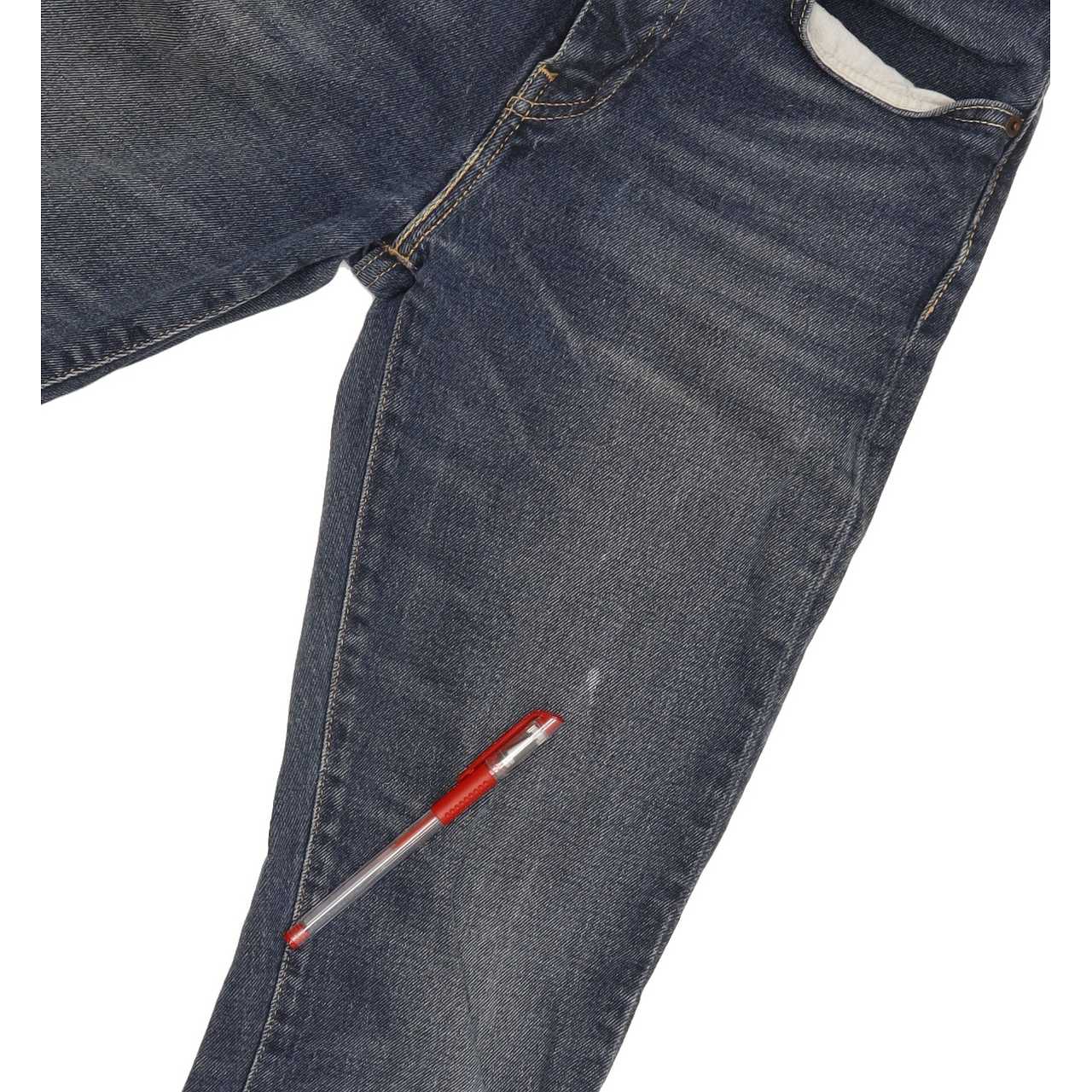 Levi's 522 Men Blue Tapered Slim Stretch Jeans W28 L30