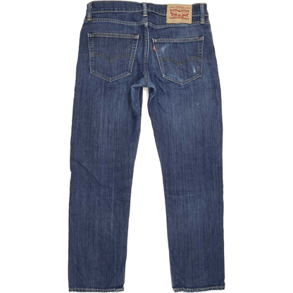 Levi's 504 Men Blue Straight Regular Stretch Jeans W31 L28