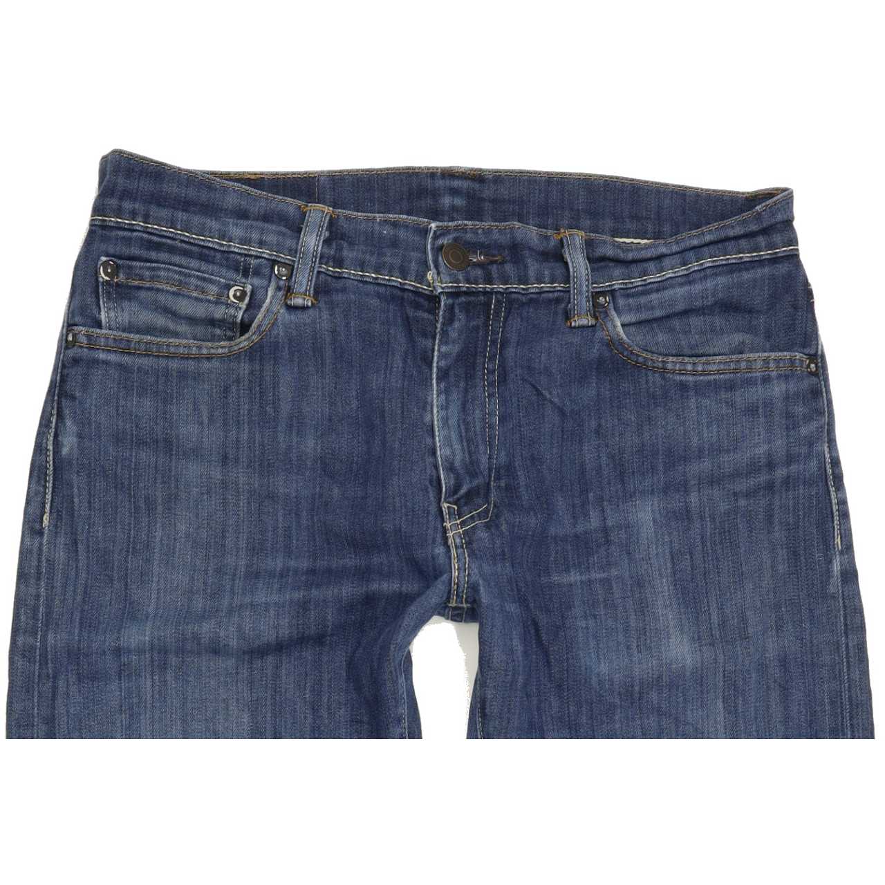 Levi's 504 Men Blue Straight Regular Stretch Jeans W31 L28