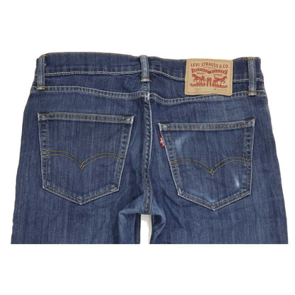 Levi's 504 Men Blue Straight Regular Stretch Jeans W31 L28