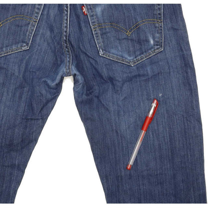 Levi's 504 Men Blue Straight Regular Stretch Jeans W31 L28