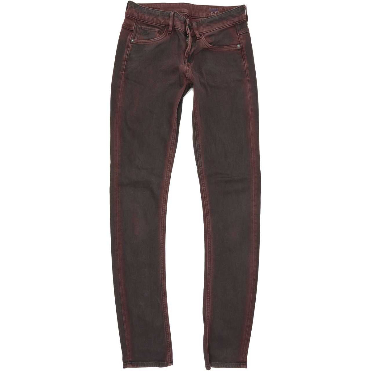 G-Star 3301 Women Purple Skinny Slim Stretch Jeans W26 L32