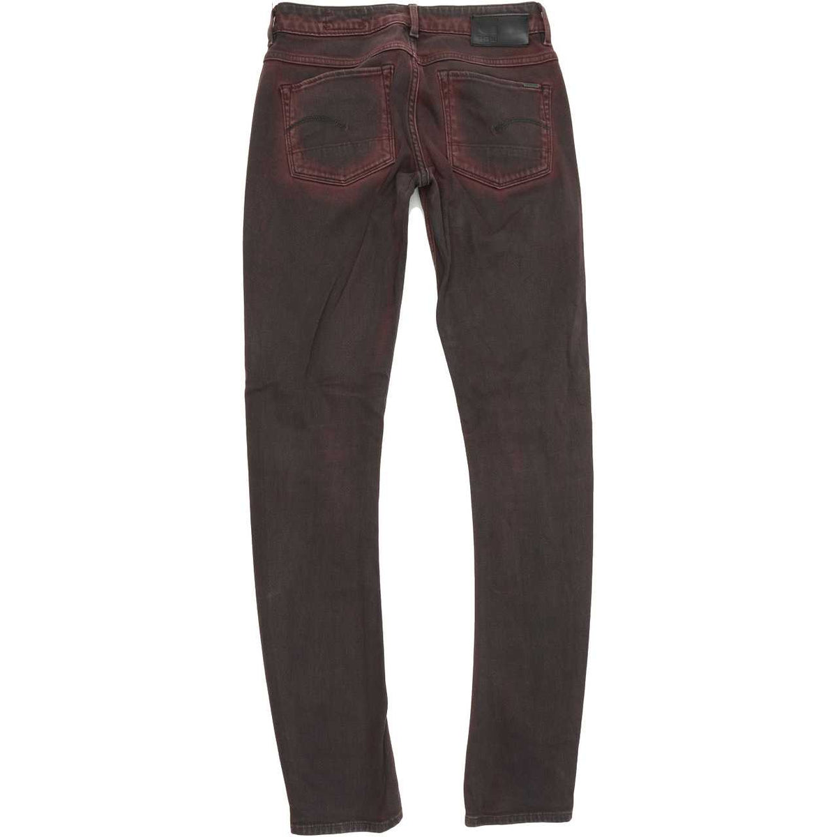 G-Star 3301 Women Purple Skinny Slim Stretch Jeans W26 L32