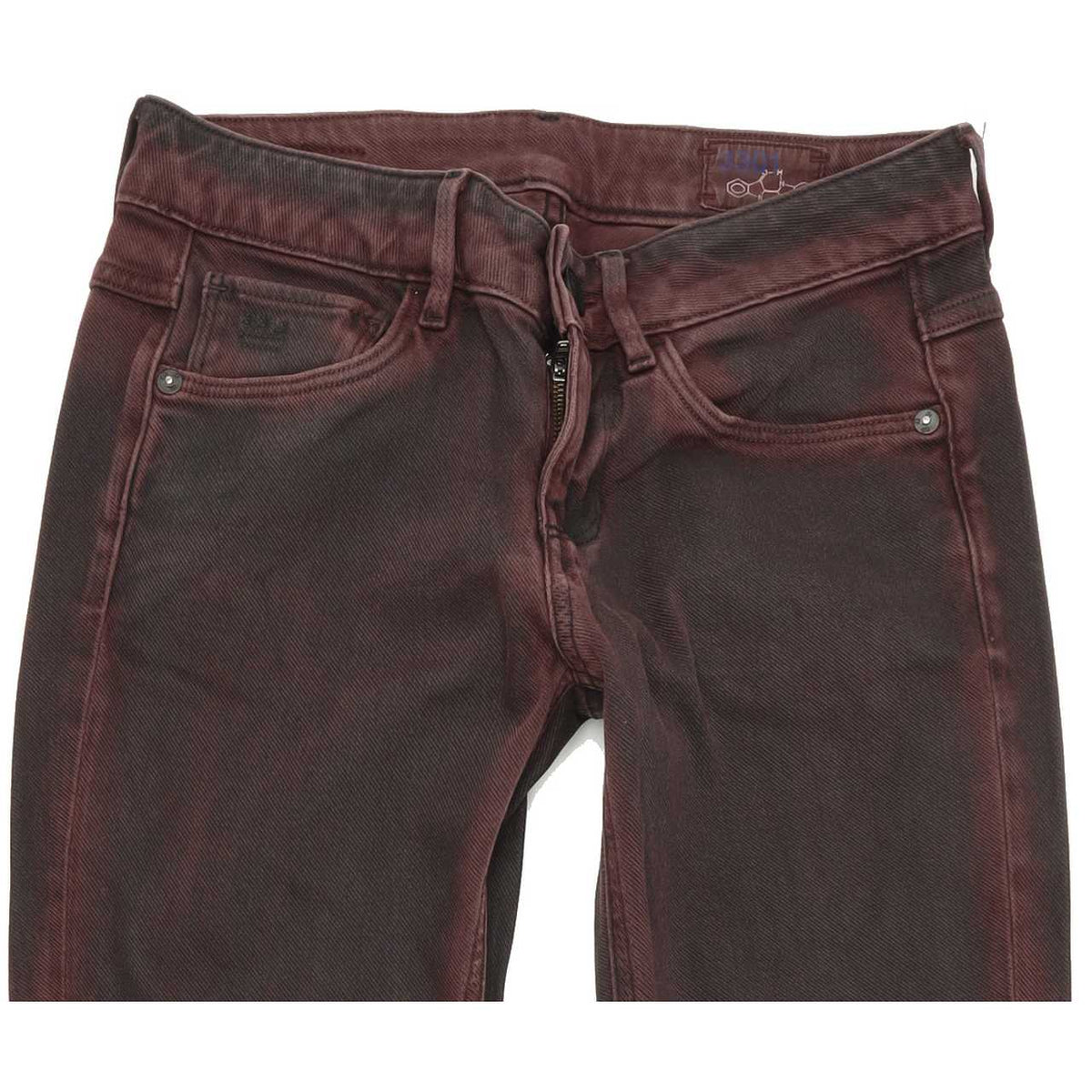 G-Star 3301 Women Purple Skinny Slim Stretch Jeans W26 L32