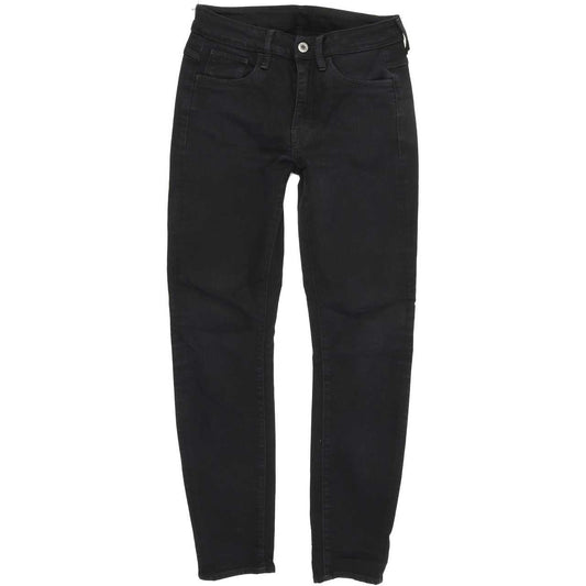 G-Star 3301 Deconst Women Black Skinny Slim Stretch Jeans W26 L28
