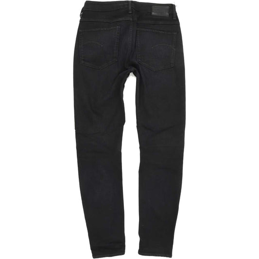 G-Star 3301 Deconst Women Black Skinny Slim Stretch Jeans W26 L28