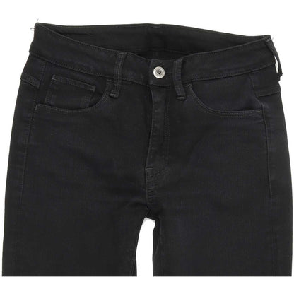 G-Star 3301 Deconst Women Black Skinny Slim Stretch Jeans W26 L28